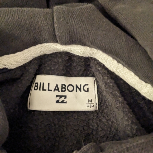 Billabong gray striped hoodie - Picture 3 of 4